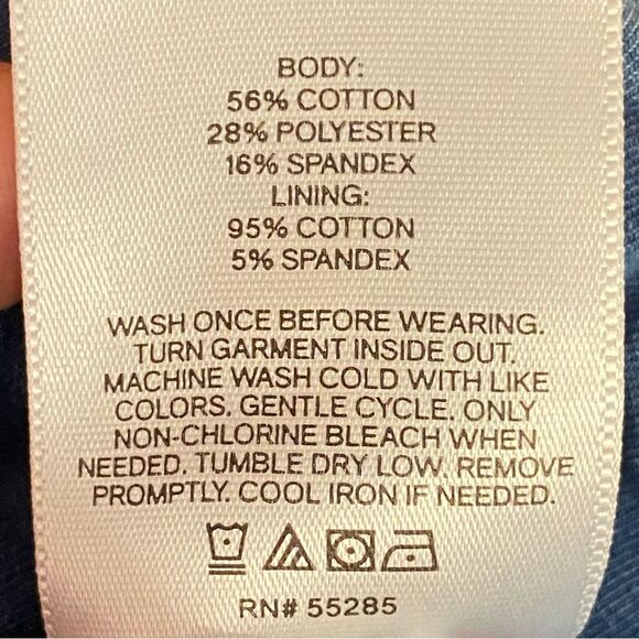 Express NWT Y2K Style Denim Crop Top Square Neckline Womens Size Sm Long Sleeve - Picture 5 of 5